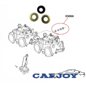 03066 - Rubber Buffers / 2 Discs Carburetor