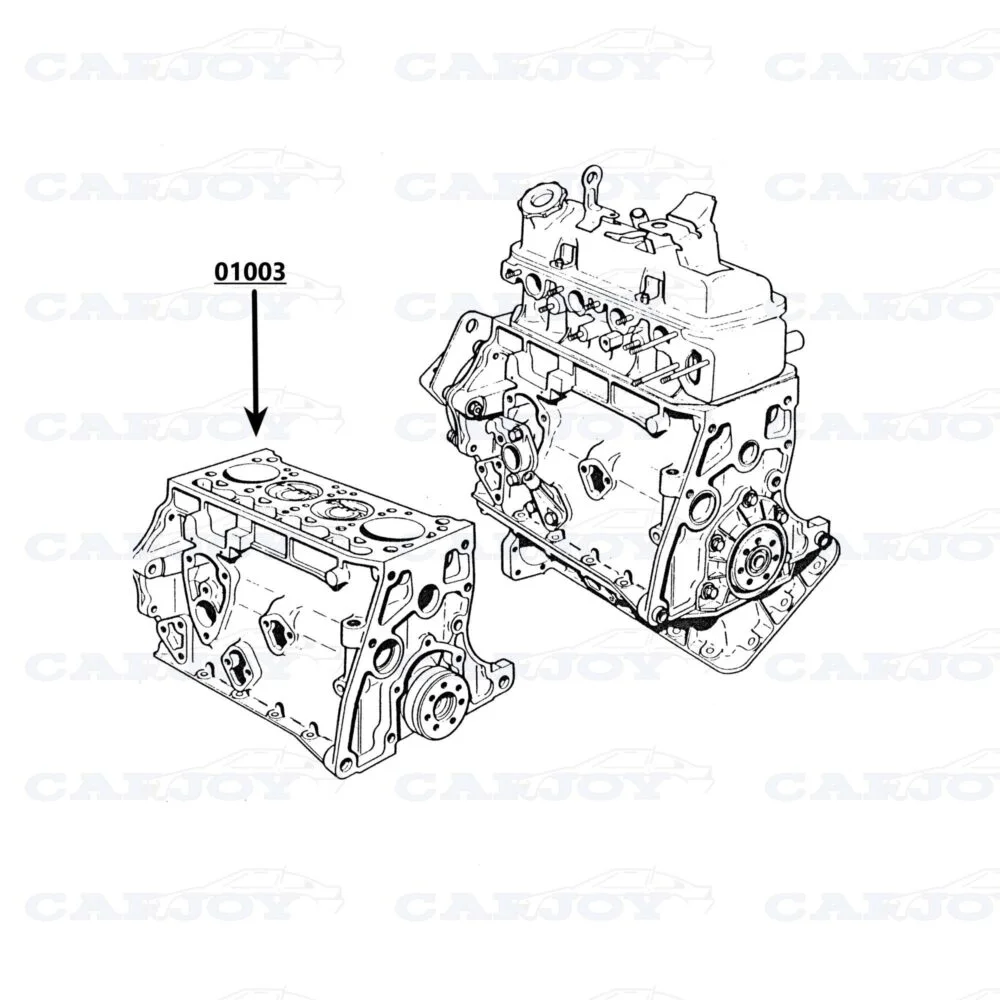 01003 - Új motorblokk Matra Murena 1.6