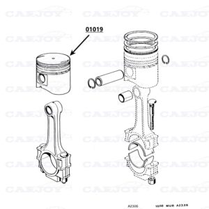 01019A - Murena 2.2 Complete Piston (0,00) 1 Piece