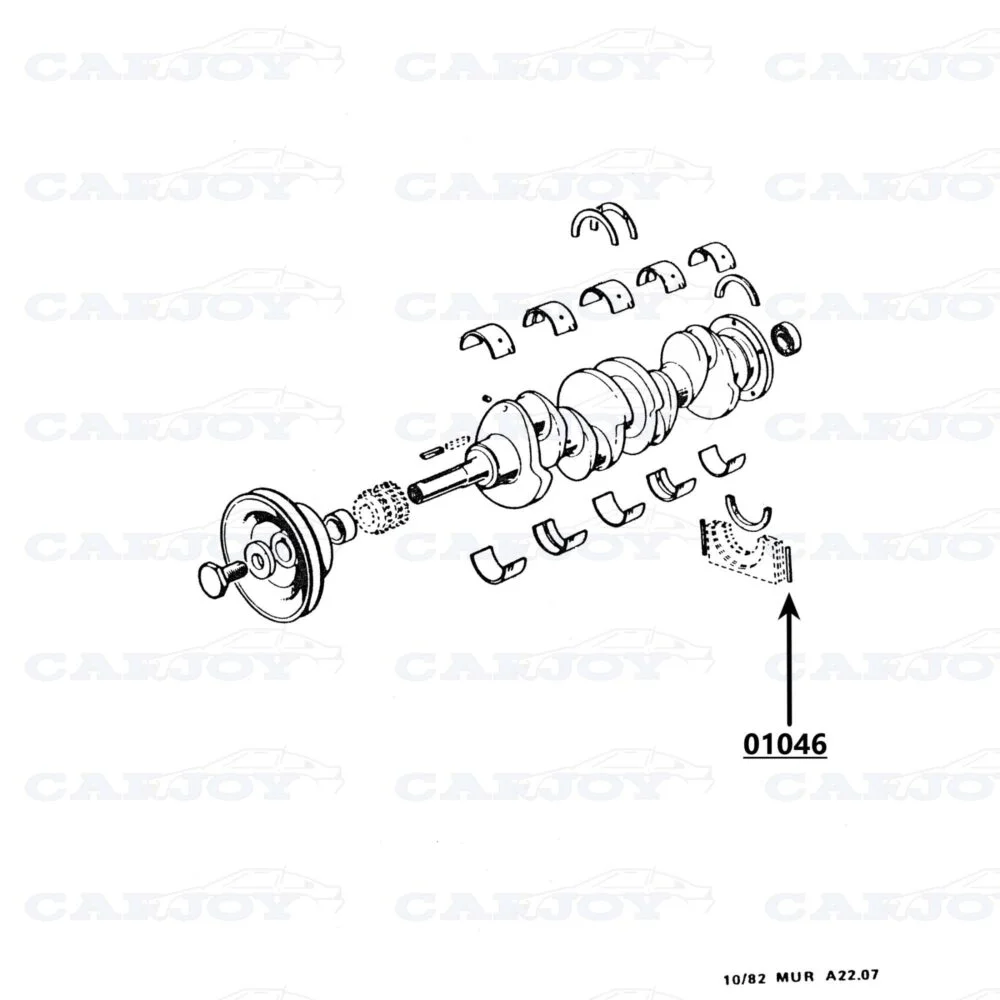 01046 - Crankshaft Seal Murena 2.2