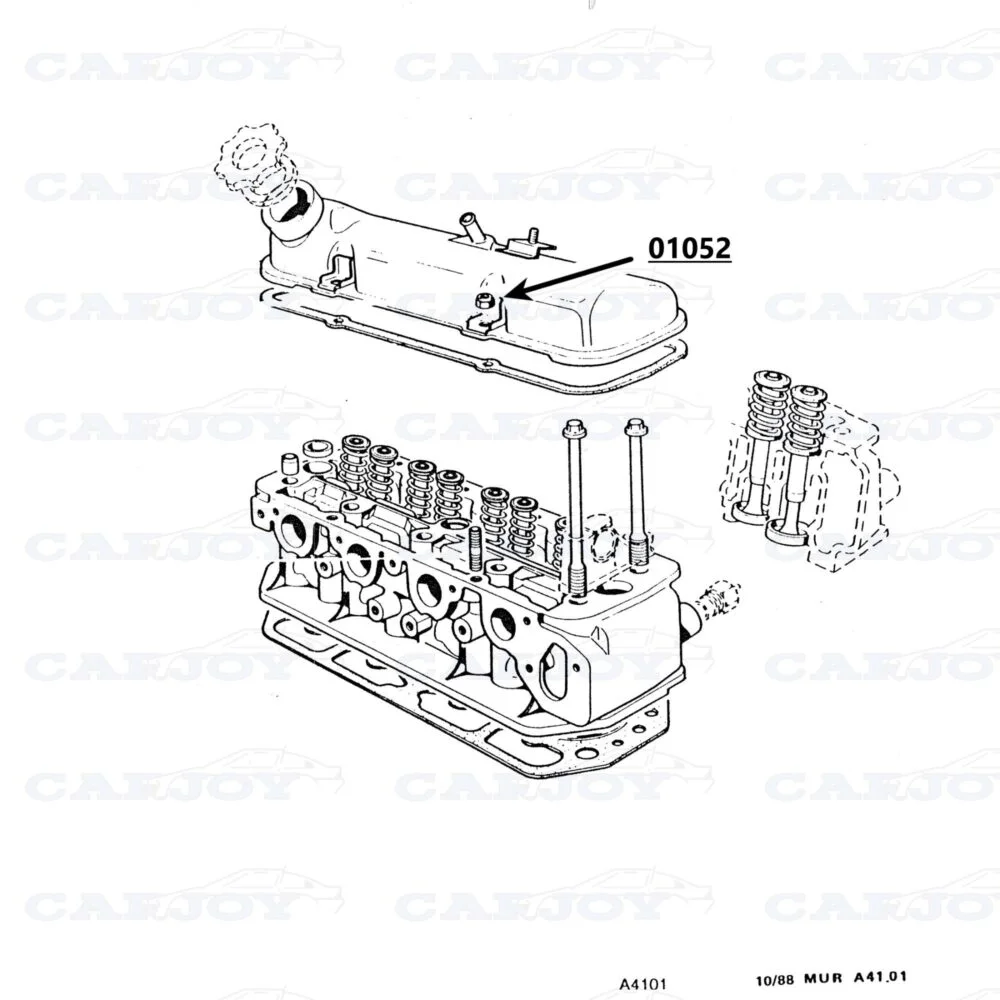 01052 - Murena 1.6 / Bagheera Valve Cover Nut