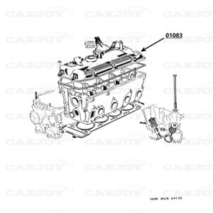 01083 - Murena 2.2 Valve Cover