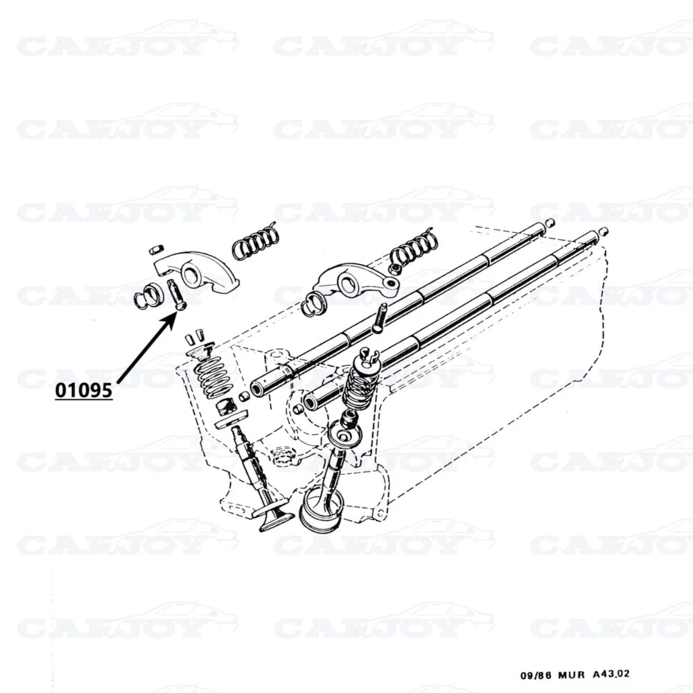 01095 - Murena 2.2 Adjustment Bolt