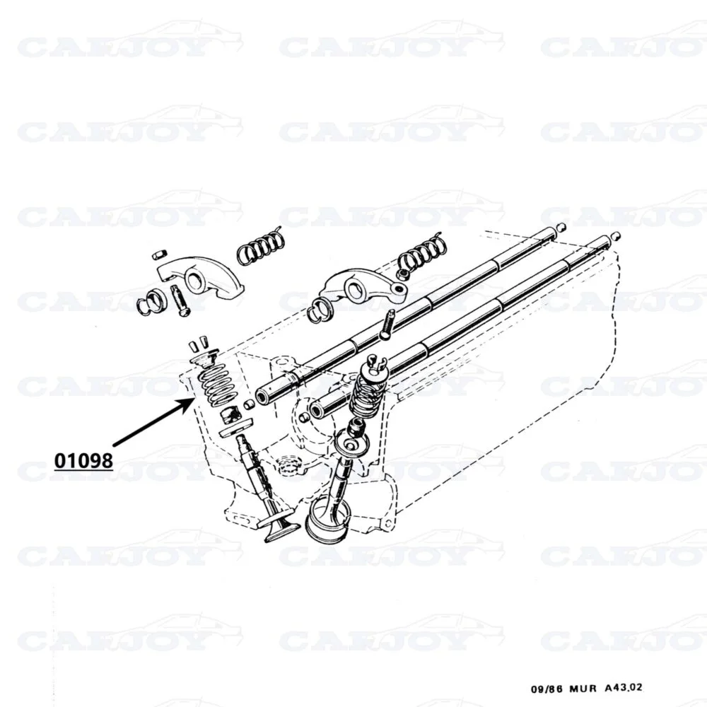 01098 - Murena 2.2 Valve Spring