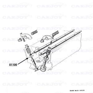01100 - Murena 2.2 Valve Spring Retainer
