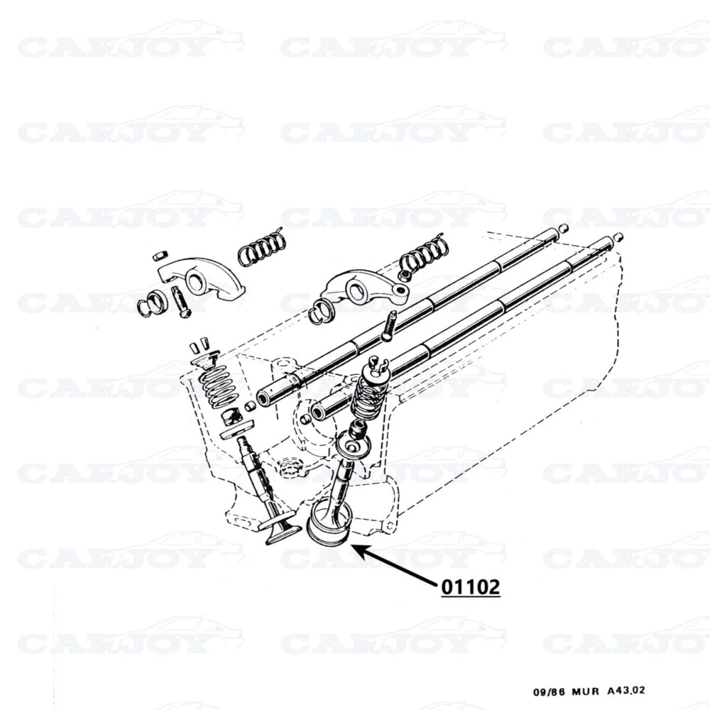 01102 - Murena 2.2 Intake Valve