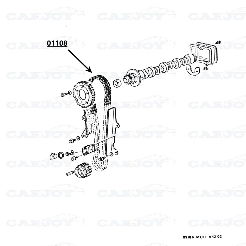 01108 - Murena 2.2 Timing Chain