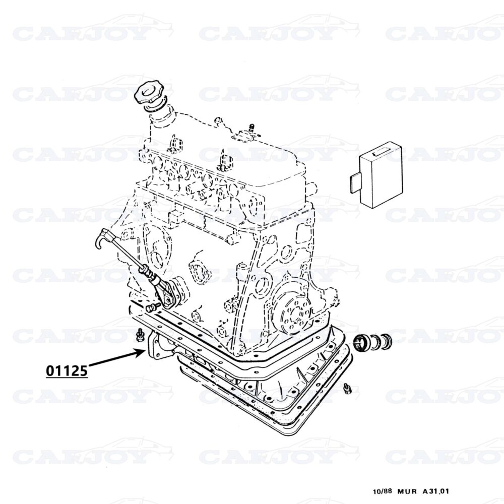 01125 - Murena 1.6 / Bagheera Upper Oil Pan