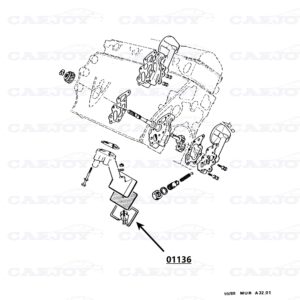 01136 - Murena 1.6 / Bagheera Oil Pump Bottom Cover