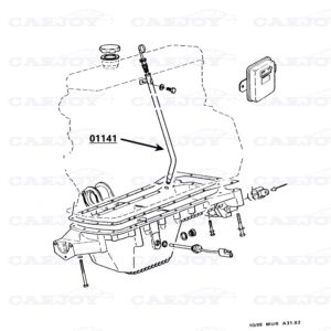 01141 - Murena 2.2 Oil Dipstick Tube