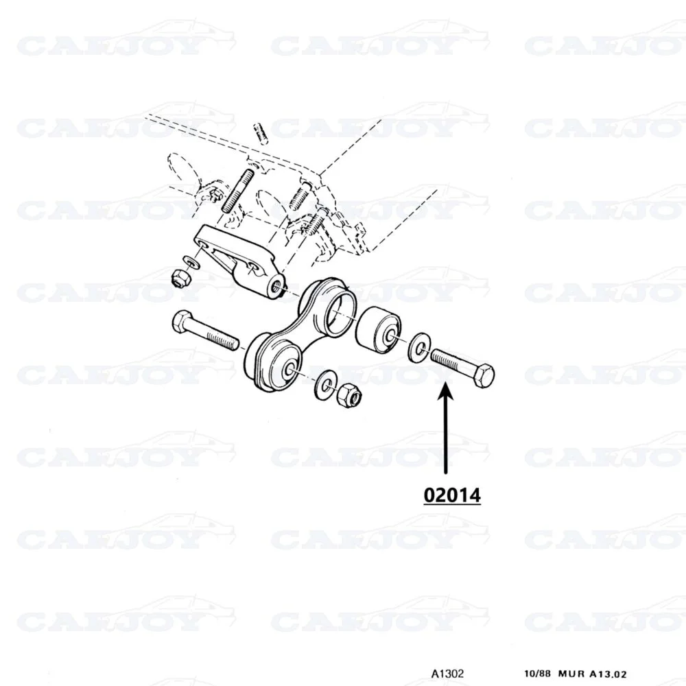 02014 - Murena 2.2 Engine Mount Bolt