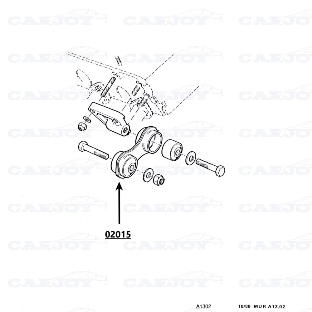 02015 - Murena 2.2 Complete Upper Engine Mount