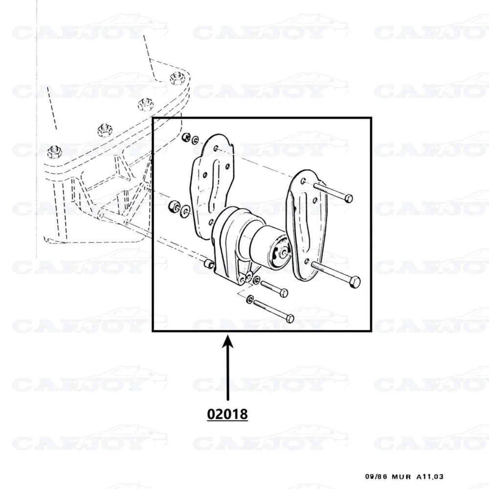 02018 - Murena 2.2 Engine Mount