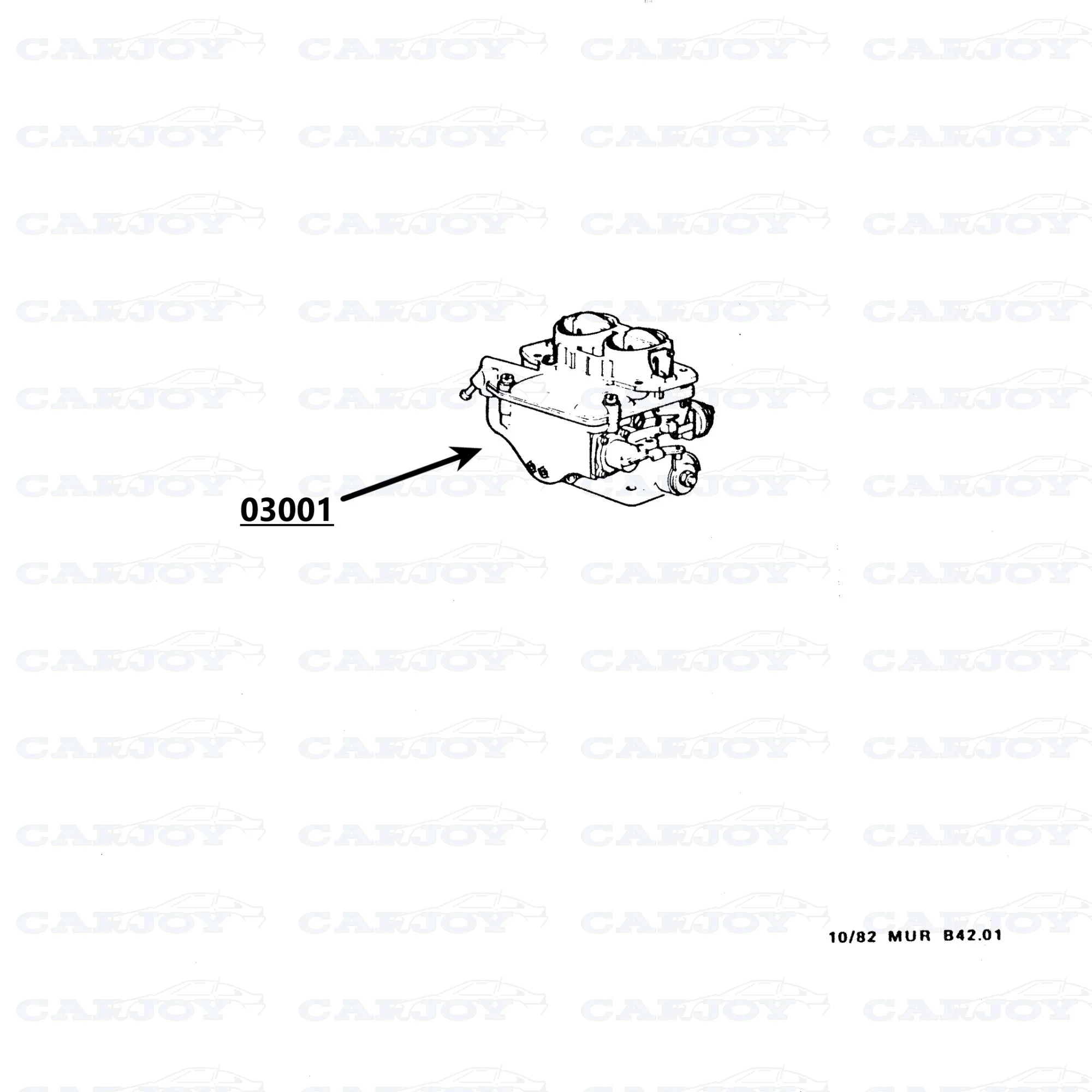 03001 - Murena 1.6 Carburetor 1 03001 - Murena 1.6 Carburetor