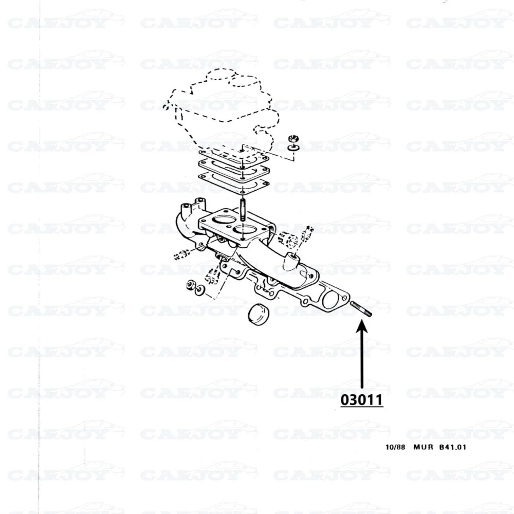 03011 - Murena 1.6 Intake Manifold Stud Bolt