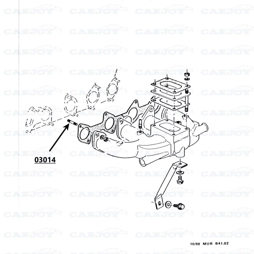 03014 - Murena 2.2 Intake Manifold Stud Bolt
