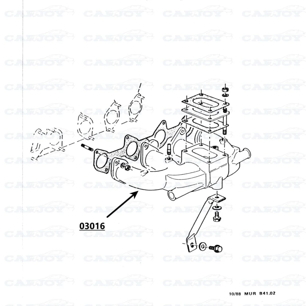 03016 - Murena 2.2 Intake Manifold - Restored