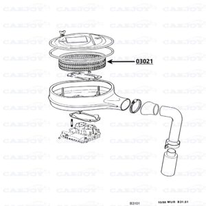 03021 - Murena 1.6 Air Filter- Mahle