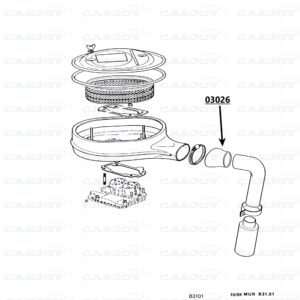 03026 - Murena 1.6 Air Filter Hose Connector