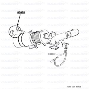 03028 - Murena 2.2 Air Filter Clamp