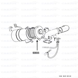 03035 - Murena 2.2 Air Filter - Mahle