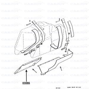 03086 - Murena Fuel Tank Protection Driver Side