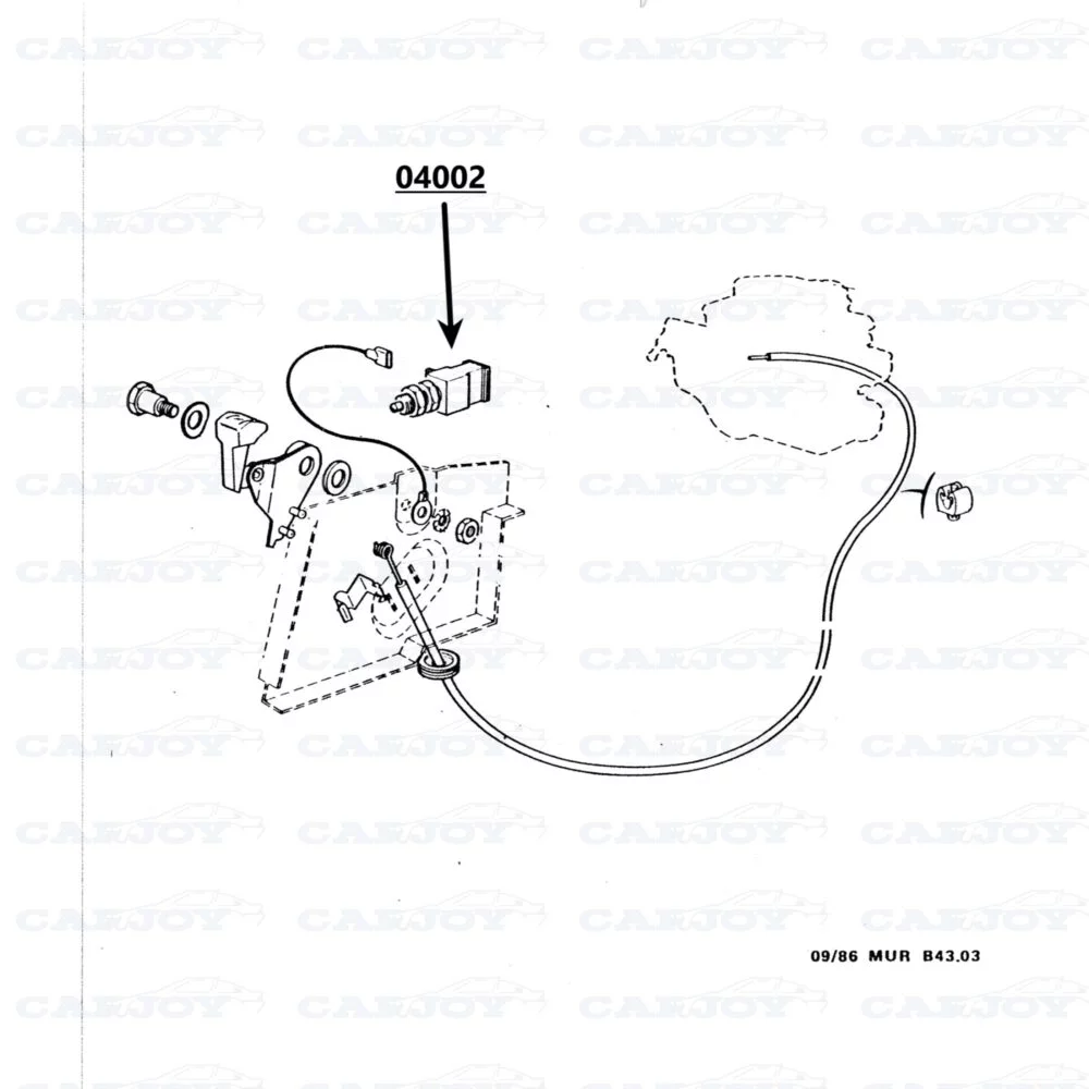 04002 - Murena Choke Cable Contact Switch
