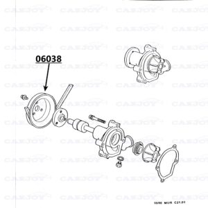 06038 - Murena 1.6 / Bagheera Water Pump Pulley