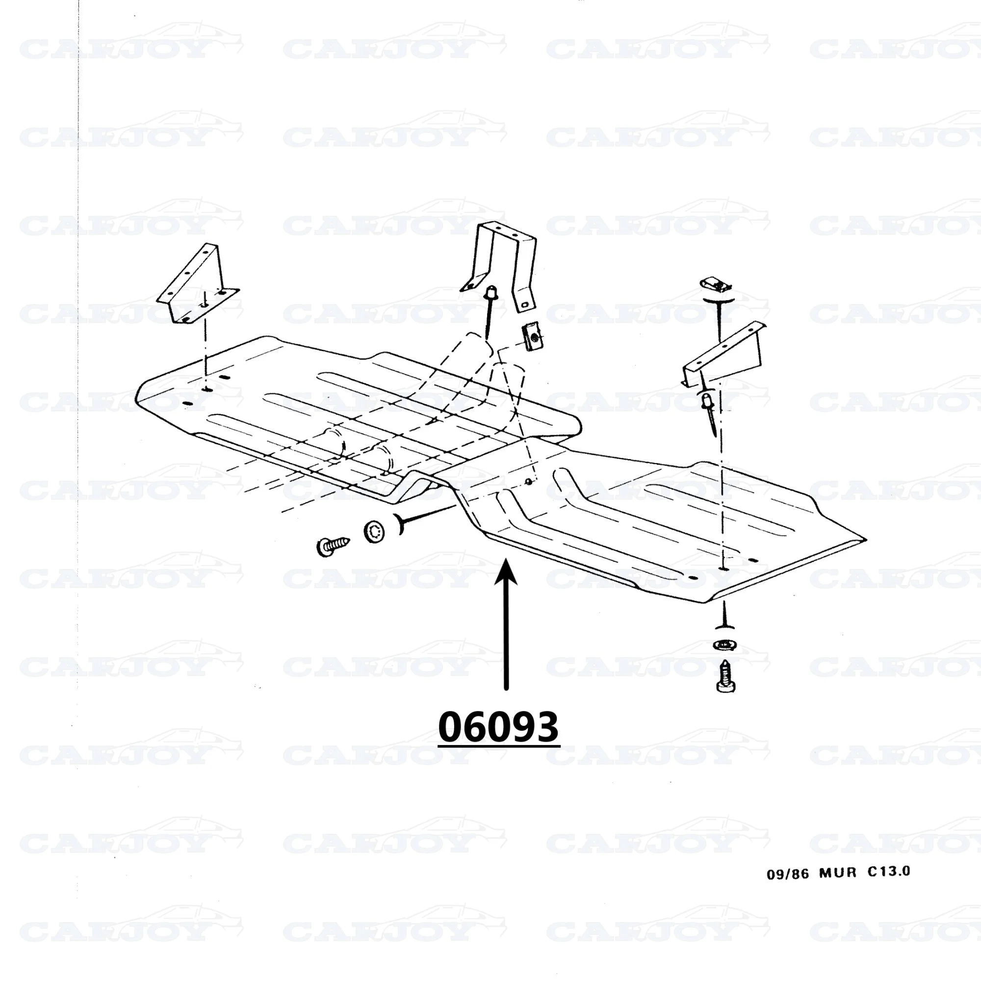 06093 - Murena Bottom Protection Plate