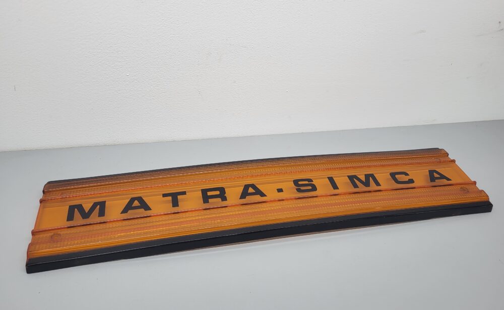 Bagheera "MATRA SIMCA" rear plate - Image 2