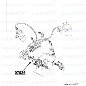 07026 - Murena 1.6 / Bagheera(Post 1980) Distributor Fork