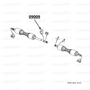 09009 - Murena Drive Shaft Long Side Dust Cover