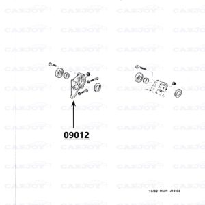 09012 - Murena 1.6 Driveshaft Bearing Bracket
