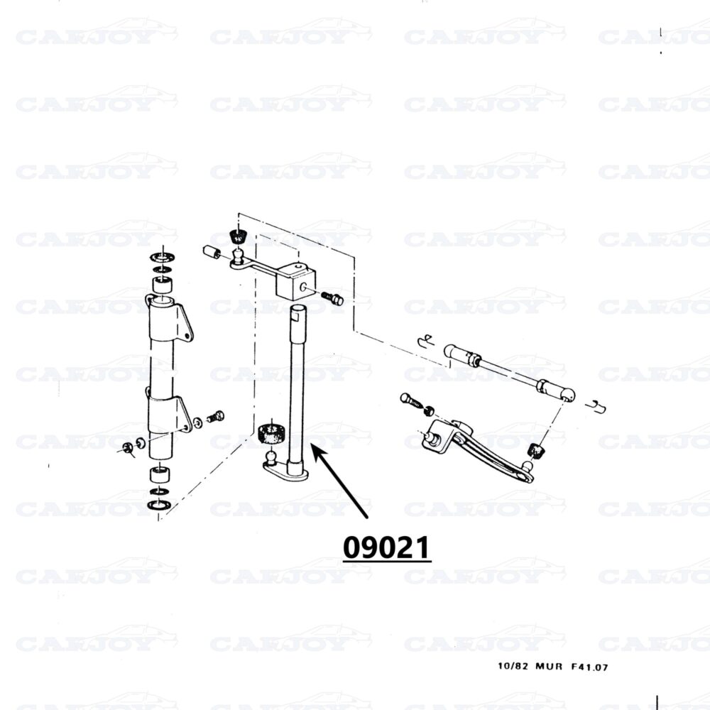 09021 - Murena 1.6 Shift Rod Up To 82"