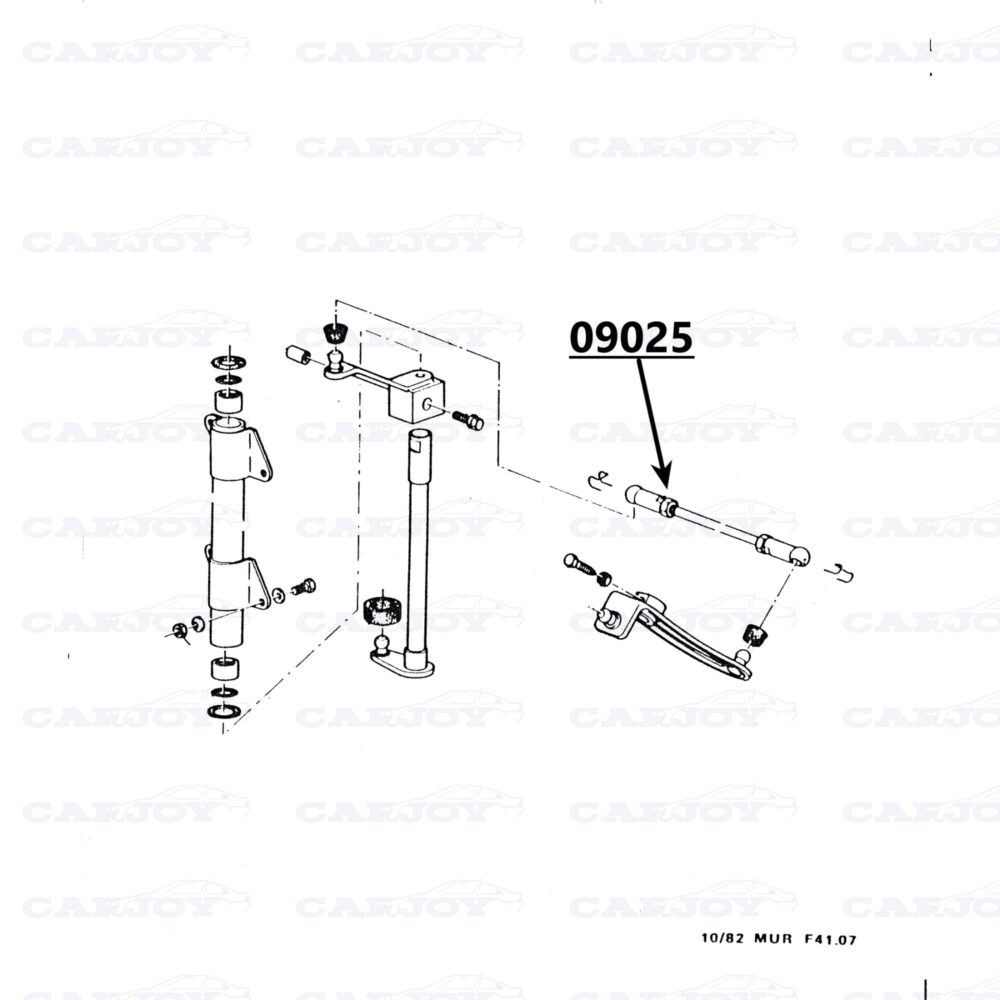 09025 - Murena 1.6 Selector Rod