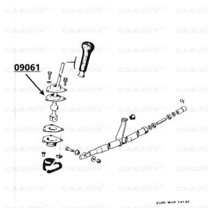 09061 - Murena Gear Shift Lever Top
