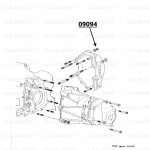 09094 - Murena Transmission Bolt Nut