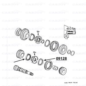 09128 - Synchromess Ring (3Rd / 4Th / 5Th Gear) - 1 Piece