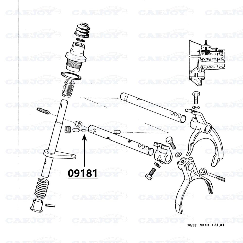 09181 - Murena Shifting Rod Pin