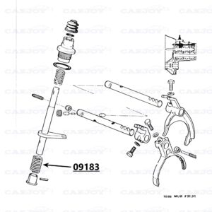 09183 - Murena Shifting Rod Spring