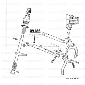 09186 - Murena Transmission Shaft