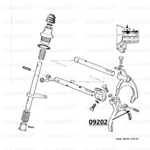 09202 - Murena Shift Fork Bolt