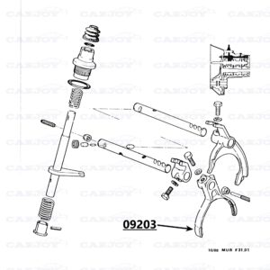 09203 - Murena Shift Fork 3Rd & 4Th Gear
