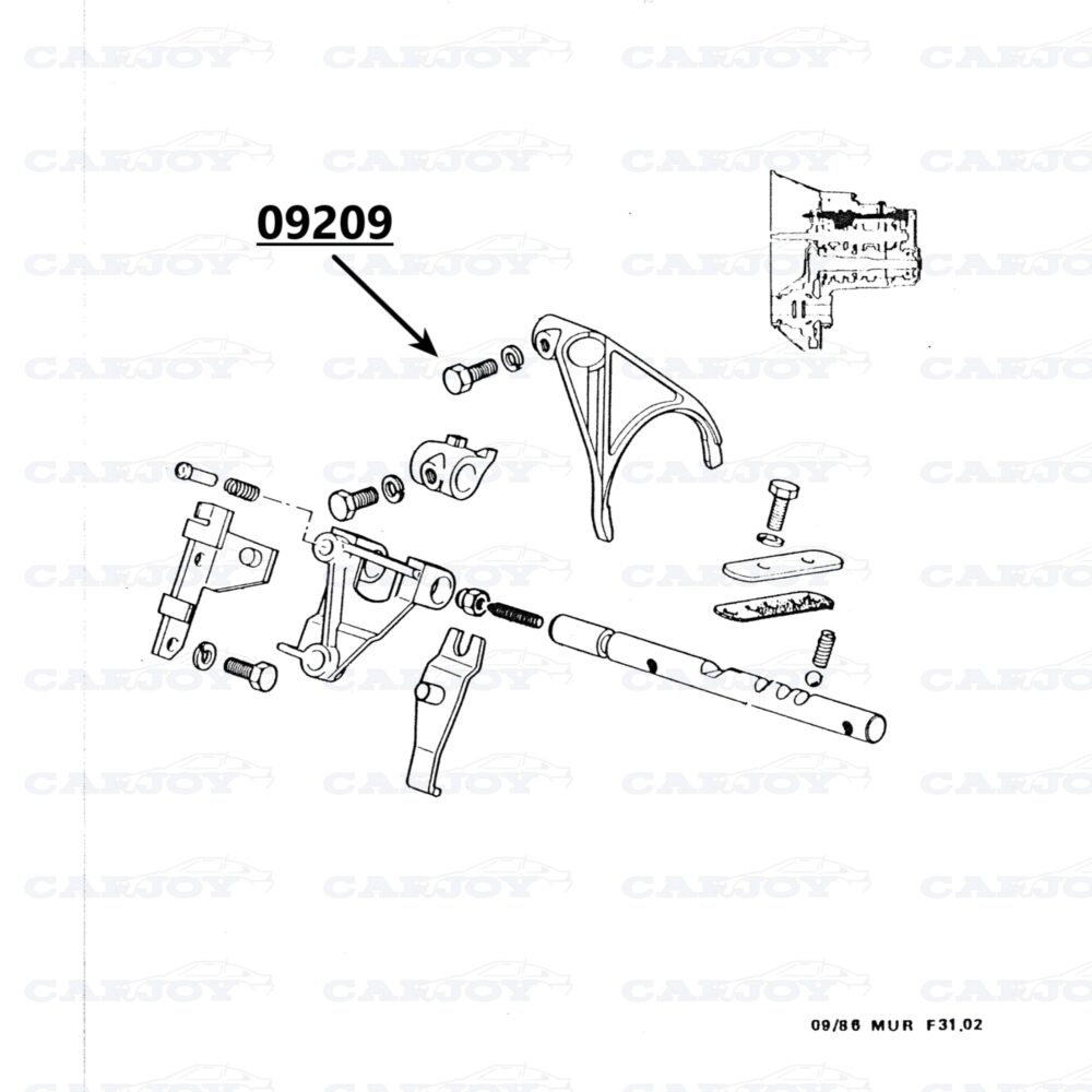 09209 - Murena Shift Fork Bolt