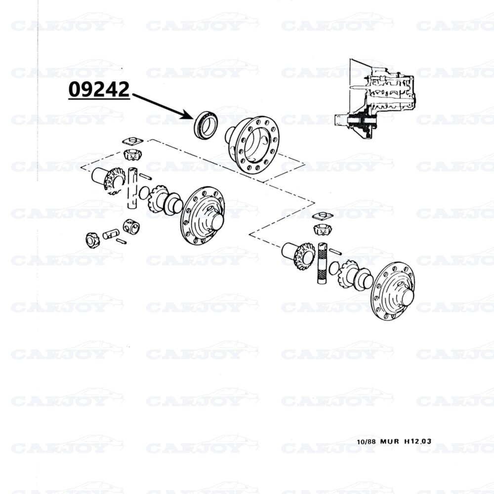 09242 - Murena Differential Bearing