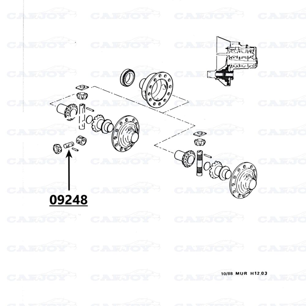 09248 - Murena Differential Shaft