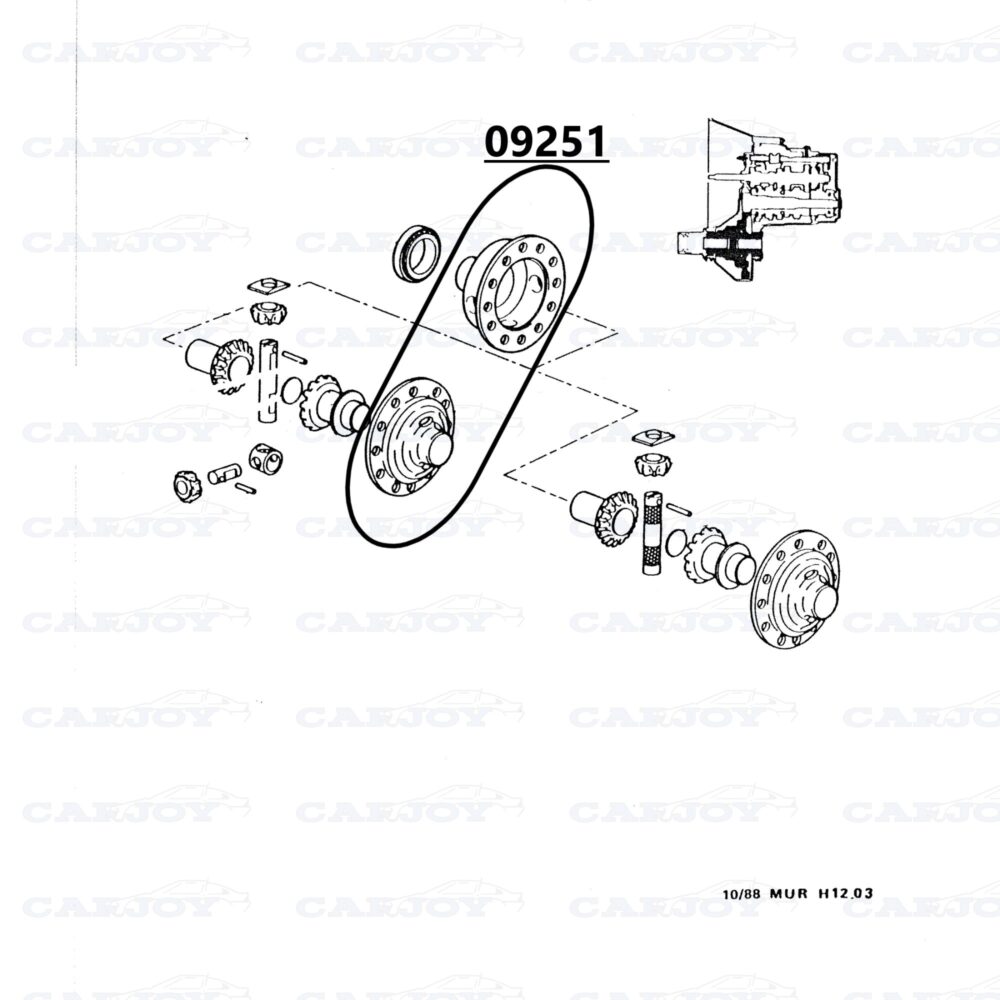 09251 - Murena Differential Housing