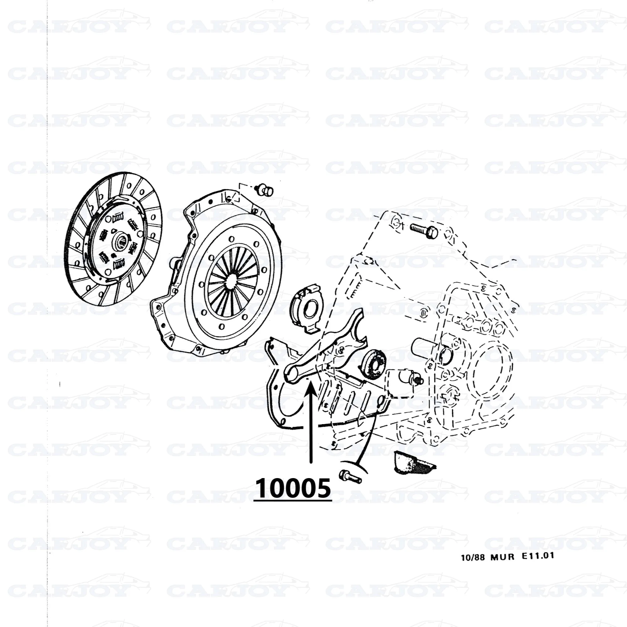 Murena 1.6 Clutch Release Lever