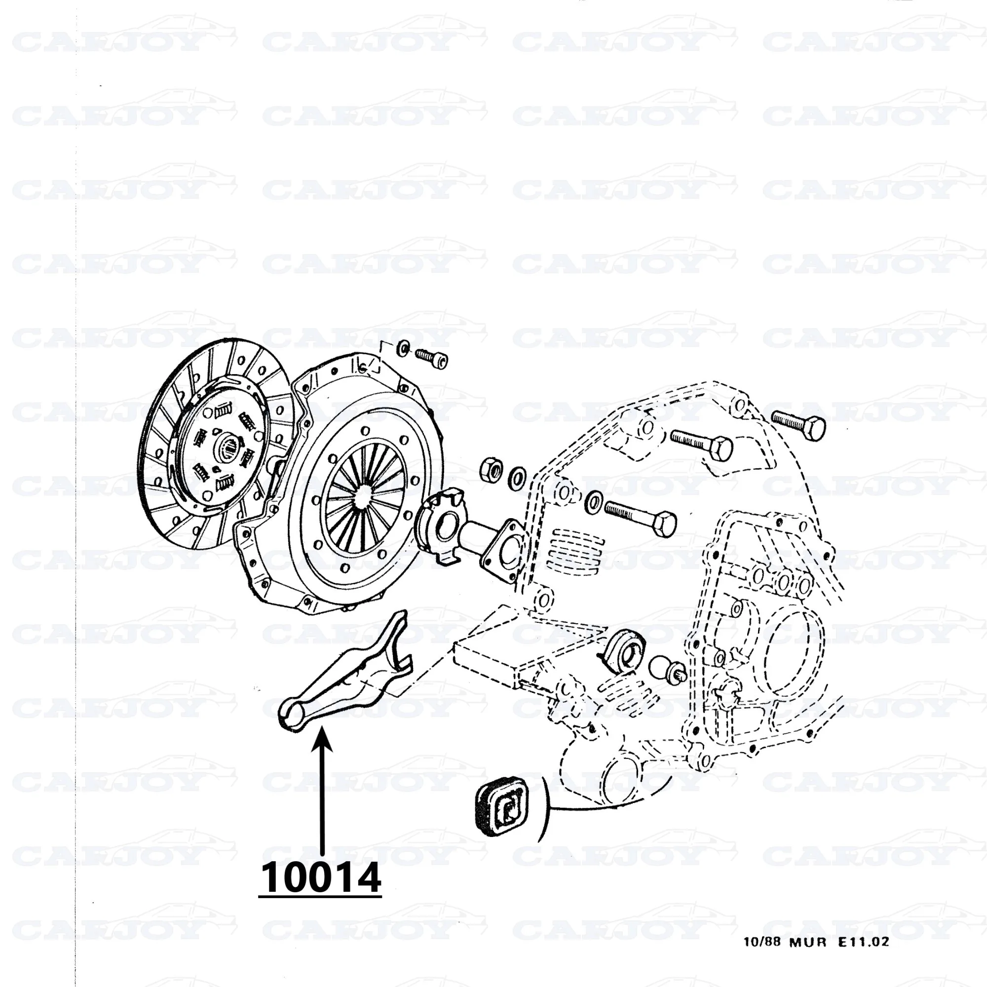 Murena 2.2 Clutch Release Lever