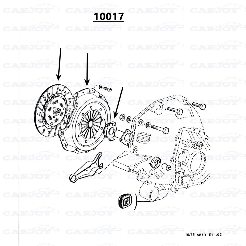 10017A - Murena 2.2S Clutch Set - Image 2